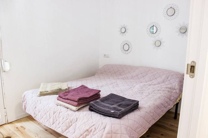 Chambre avec lit double